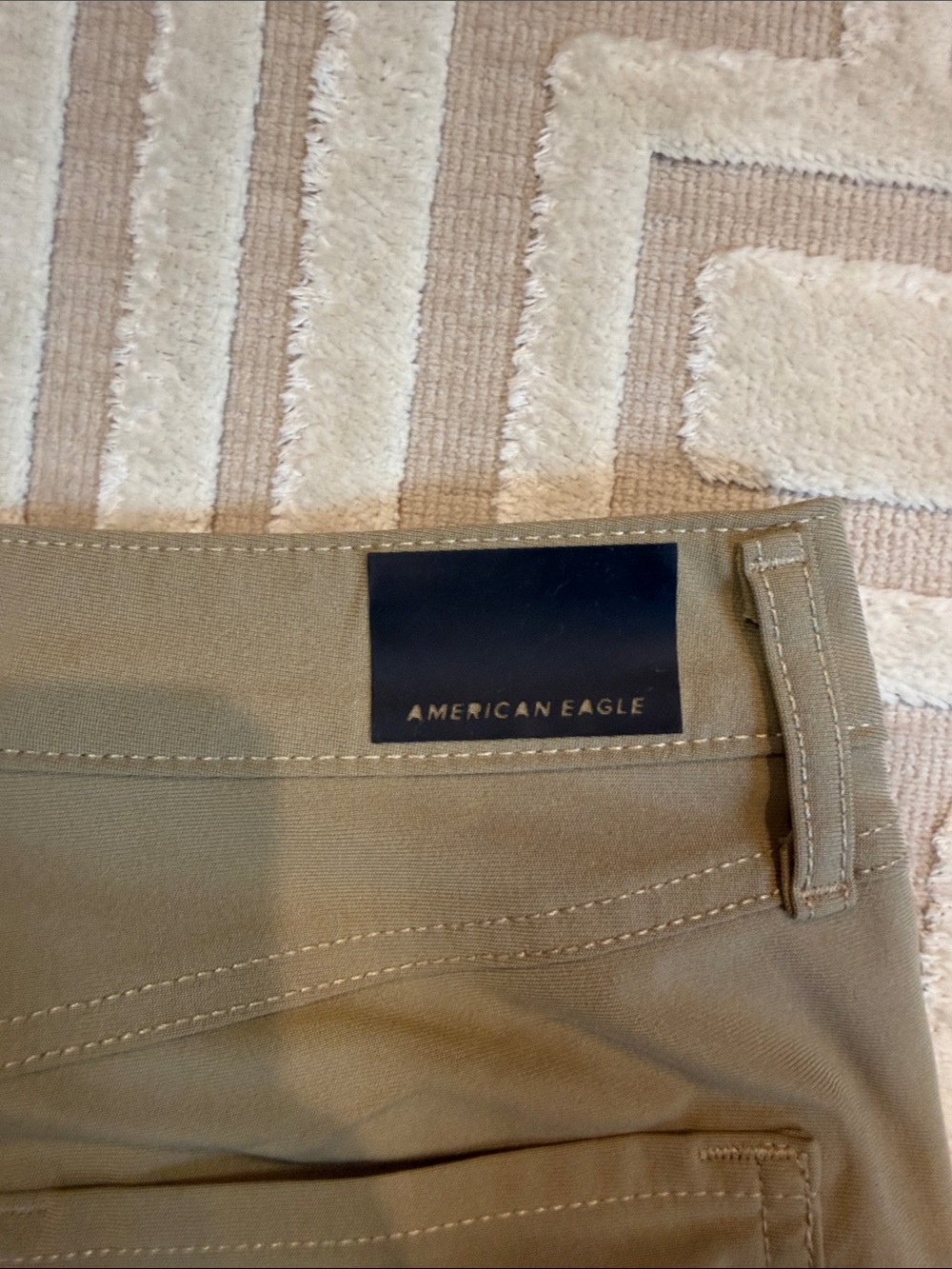 American Eagle Outfitters Olive-Tan Slim Chinos - Picture 4 of 5